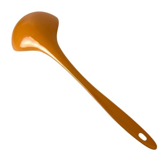 Vintage Hoover Melamine Soup Ladle 1928 Orange Made In Malaysia Kitchen Utensil - Picture 3 of 4
